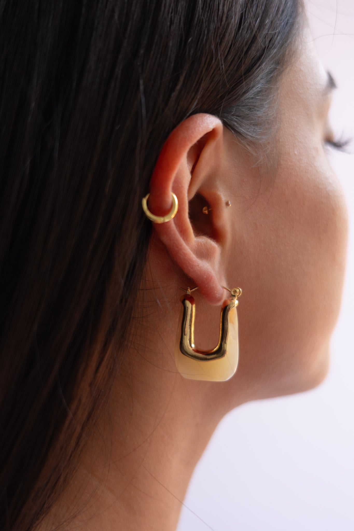 Pendientes Irregulares de Resina