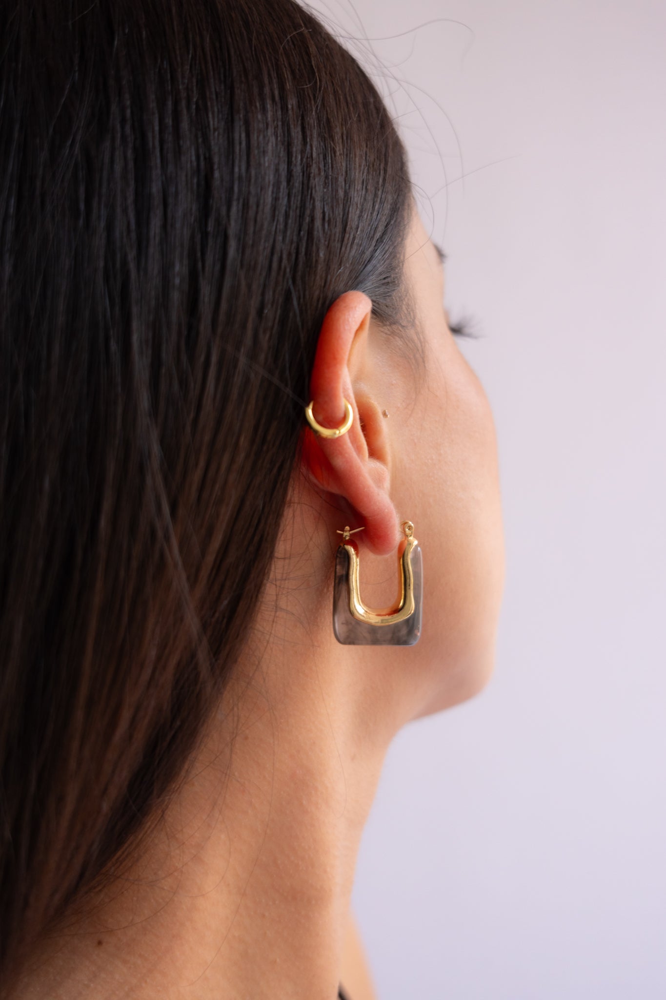 Pendientes Irregulares de Resina