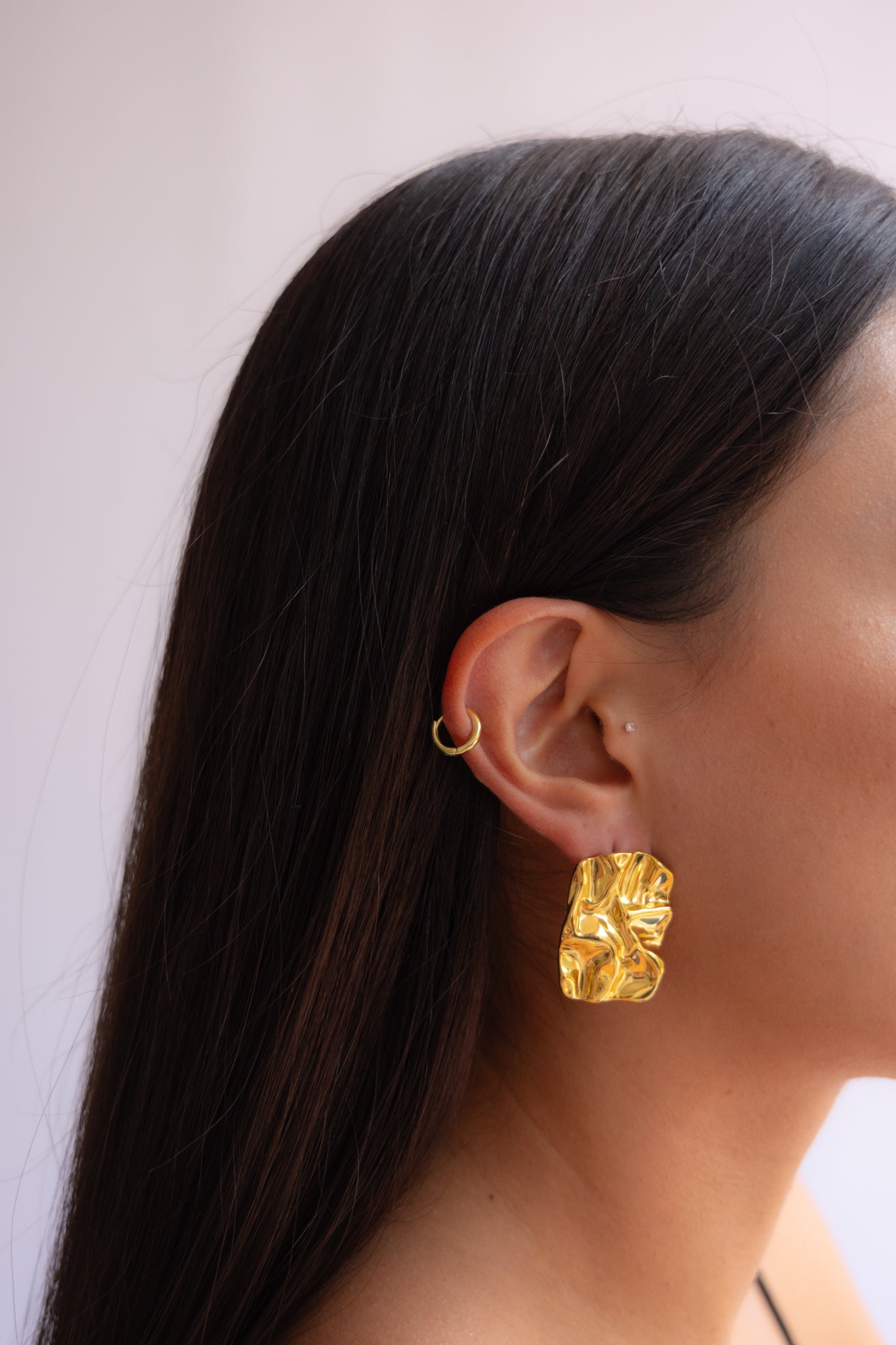 Pendientes Drapeados