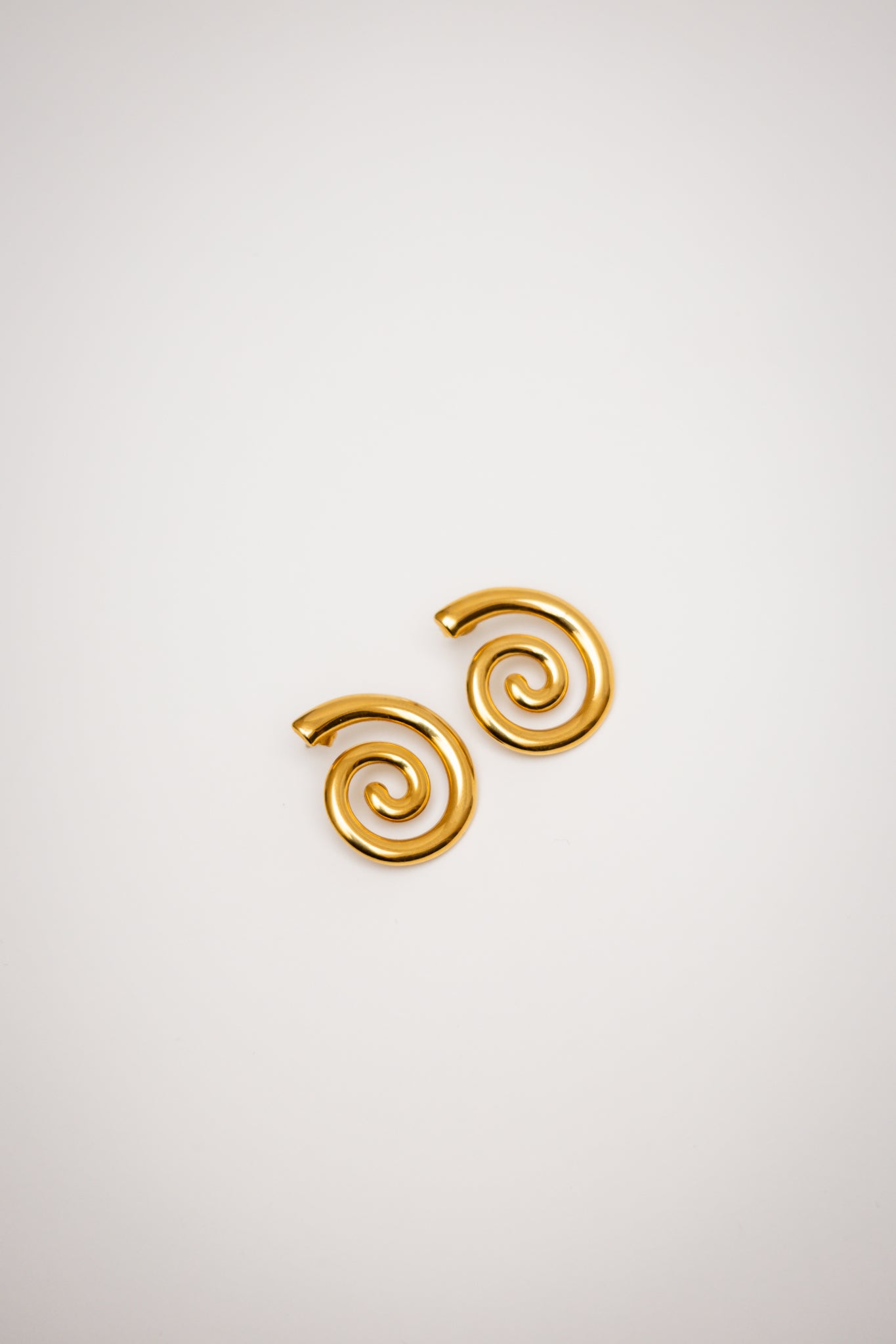 Pendientes Espiral Dorados