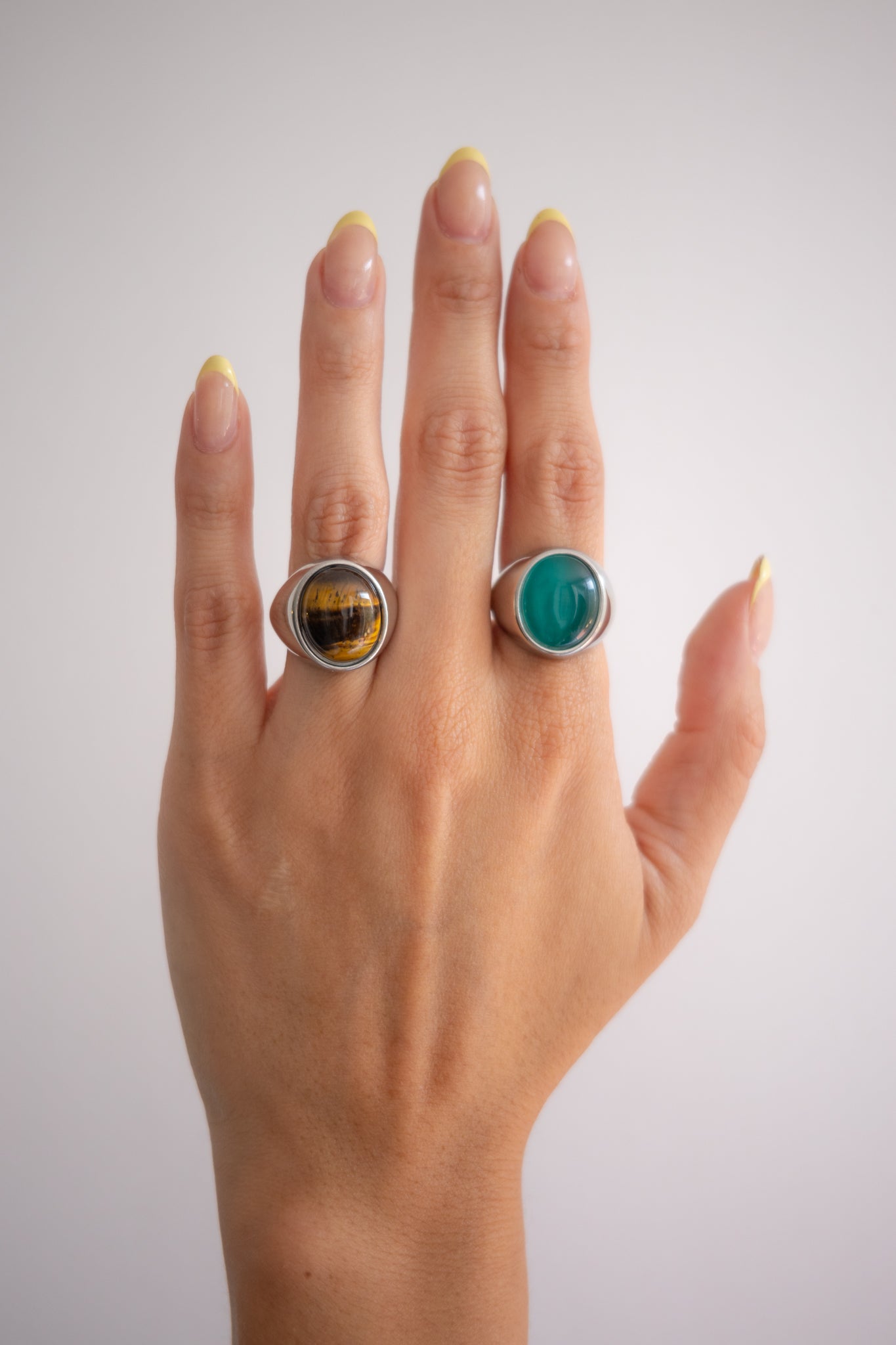 Anillo Piedra Café