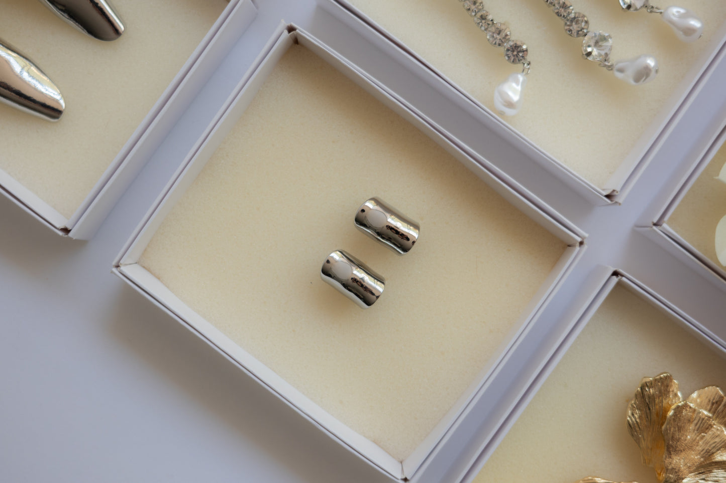 Earcuffs Wavy Plata