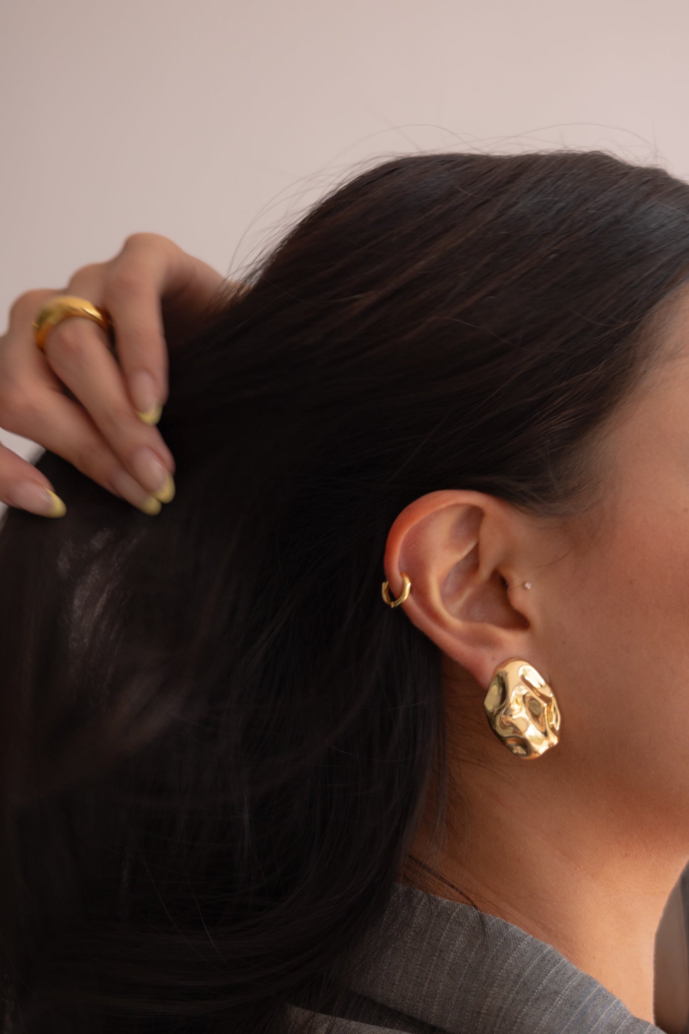 Pendientes Irregulares de Clip